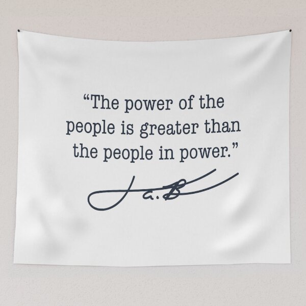 Item preview, Cory Booker - the power of the people is greater than the people in power designed and sold by Thelittlelord.