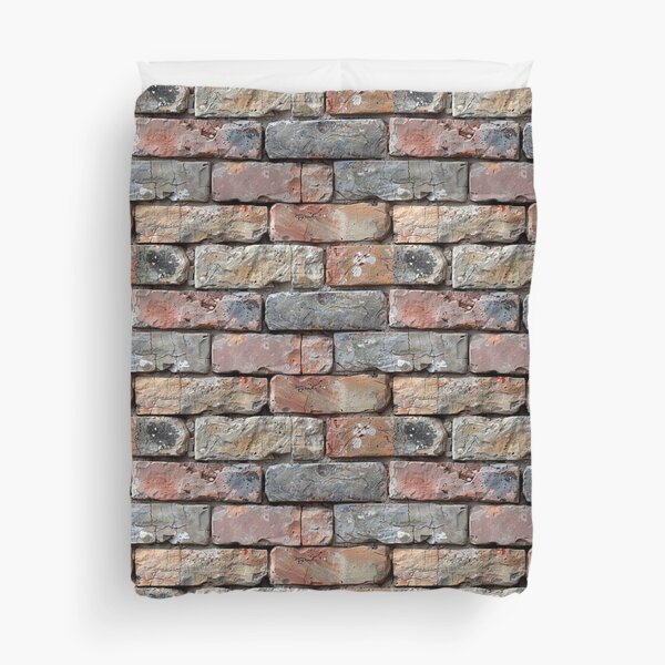 Weathered Antique Brickwork Duvet Cover