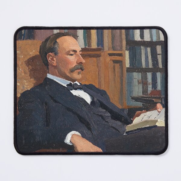 Item preview, H.G. Wells | Post-impressionist painting style designed and sold by ComicsFactory.