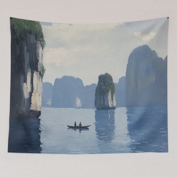 Item preview, Ha Long Bay | Post-impressionist painting style designed and sold by ComicsFactory.