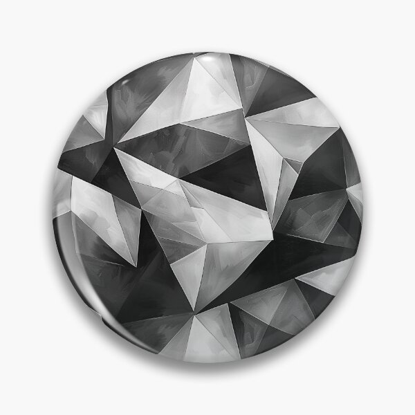 Item preview, Monochromatic Geometric Facets designed and sold by NTGUILTY.