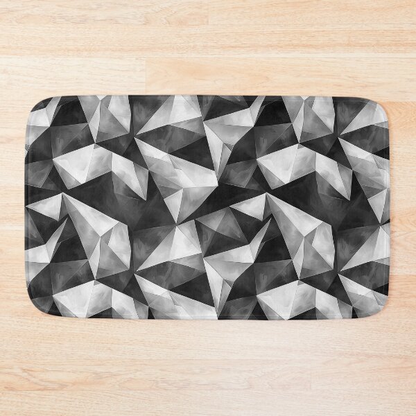Item preview, Monochromatic Geometric Facets designed and sold by NTGUILTY.