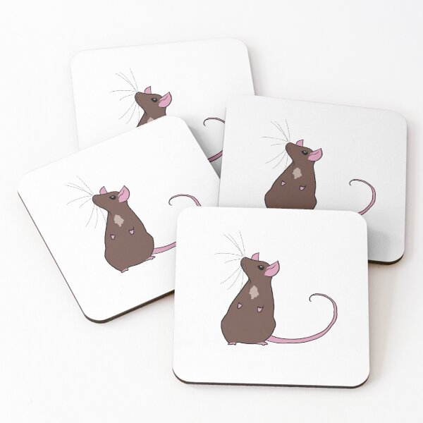 Artikelvorschau, Neugierige Ratte (Dunkelbraun) entworfen und verkauft von MothersMischief.