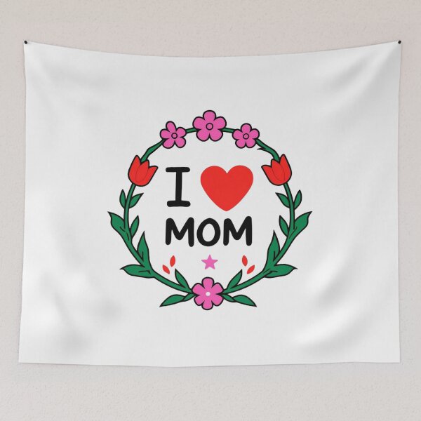 Item preview, Crown of love and flowers, a digital design that embodies the place of mothers in our hearts. designed and sold by AliKwStore.
