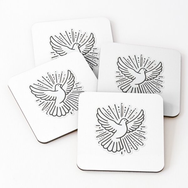 Item preview, A dove with rays of light for a spiritual feel designed and sold by LewpyG.