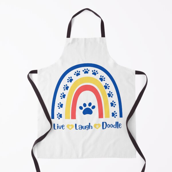 Item preview, Live Laugh Love Doodle - Blue & Yellow Rainbow designed and sold by teesbymcab.