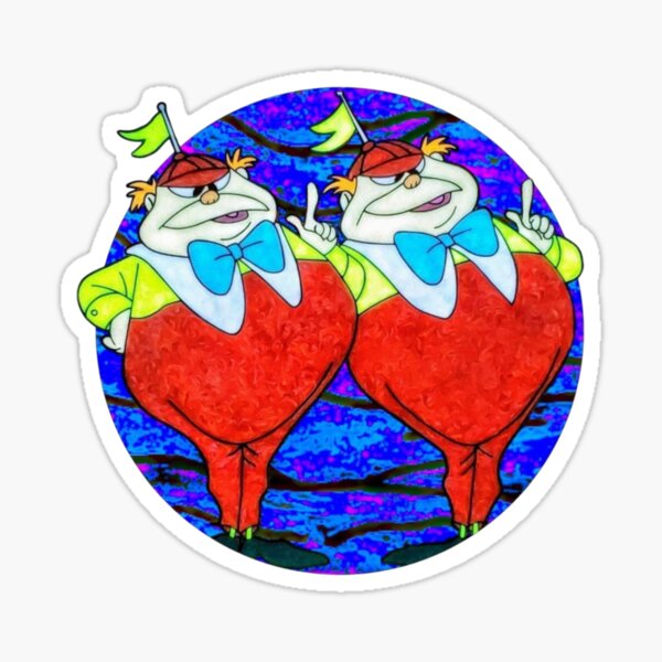 Tweedle Dee & Tweedle Dum Sticker