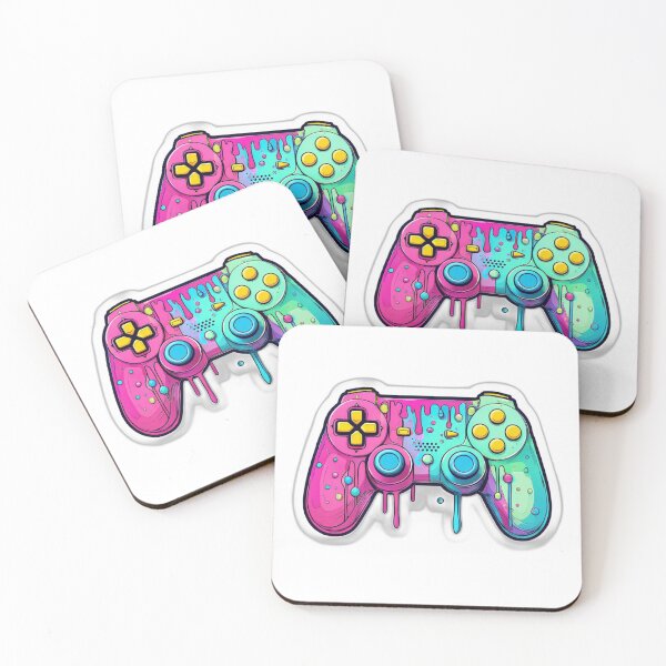 Item preview, Colorful gaming console vibrant digital design for gaming lovers designed and sold by AliKwStore.