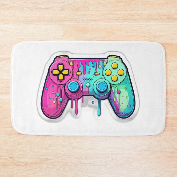 Item preview, Colorful gaming console vibrant digital design for gaming lovers designed and sold by AliKwStore.