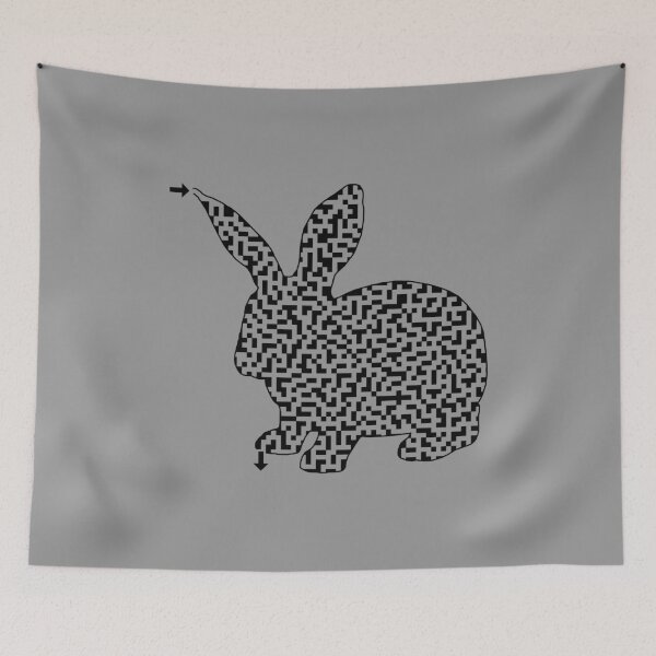 Item preview, Bunny Rabbit Shaped Maze & Labyrinth designed and sold by gorff.