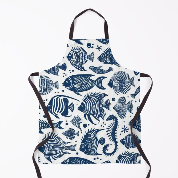 Item preview, Fish Pattern 1 designed and sold by Violently Wisconsin.