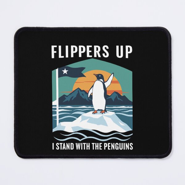 Item preview, Flippers Up I Stand With The Penguins designed and sold by varioarts.