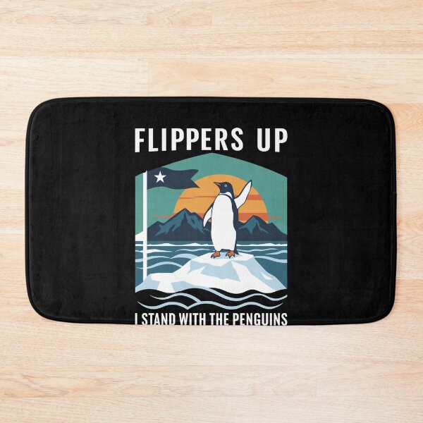 Item preview, Flippers Up I Stand With The Penguins designed and sold by varioarts.
