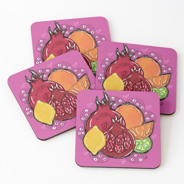 Item preview, pink summer fruits designed and sold by georgiaastrum.