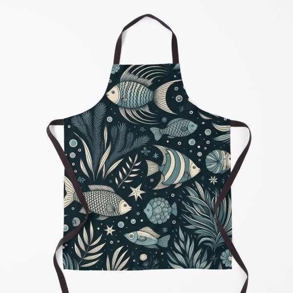 Item preview, Fish Pattern 2 designed and sold by Violently Wisconsin.