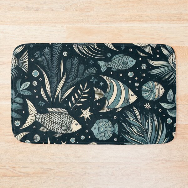 Item preview, Fish Pattern 2 designed and sold by Violently Wisconsin.