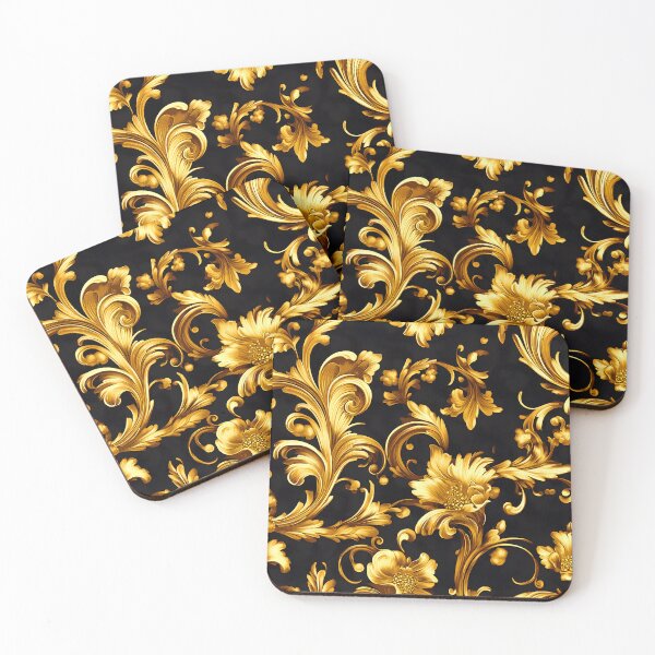 Item preview, Gold Black Baroque  designed and sold by ArunDandiboina.