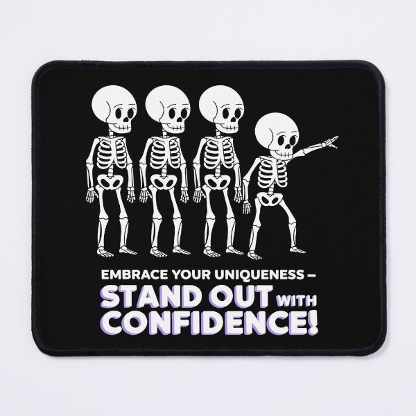Item preview, Embrace Your Uniqueness Skeleton Dab T-Shirt – Stand Out with Confidence & Individuality designed and sold by Glow Wind ⭐⭐⭐⭐⭐.