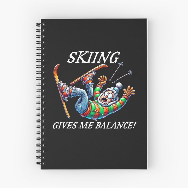 Item preview, Skiing gives me balance! designed and sold by TShirt Witt.