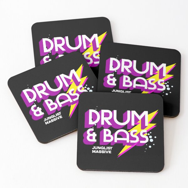 Item preview, DRUM AND BASS  - Lightning DNB (white/purple) designed and sold by Discothreadz.