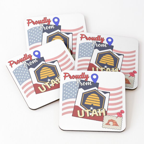 Item preview, Proudly from Utah - USA state design designed and sold by PHRASEandSTYLE.
