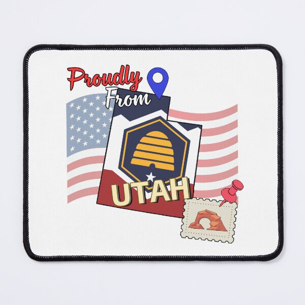 Item preview, Proudly from Utah - USA state design designed and sold by PHRASEandSTYLE.