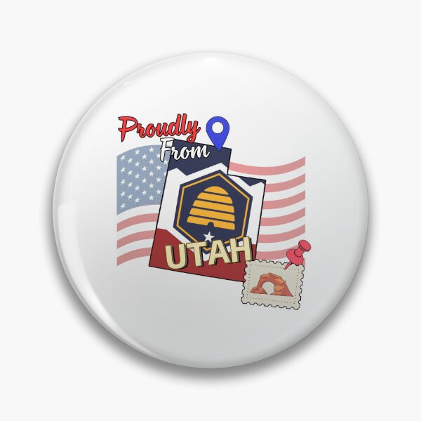 Item preview, Proudly from Utah - USA state design designed and sold by PHRASEandSTYLE.