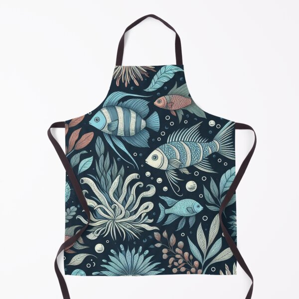 Item preview, Fish Pattern 3 designed and sold by Violently Wisconsin.