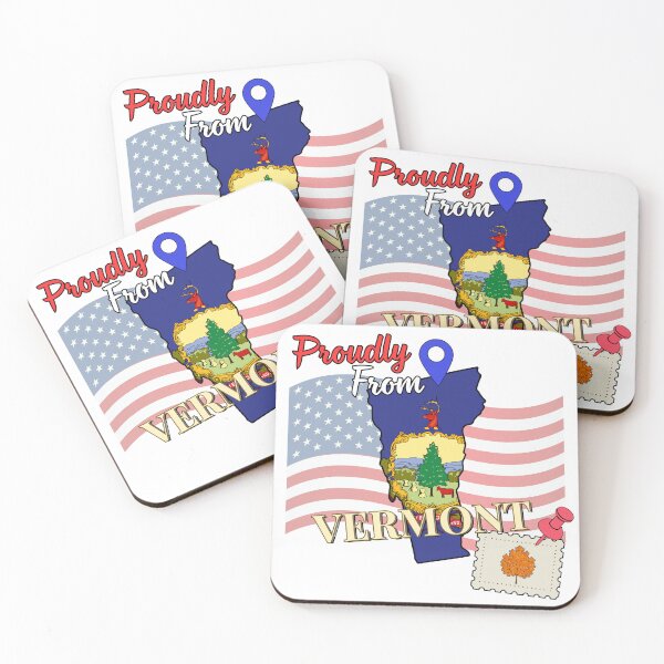 Item preview, Proudly from Vermont - USA state design designed and sold by PHRASEandSTYLE.