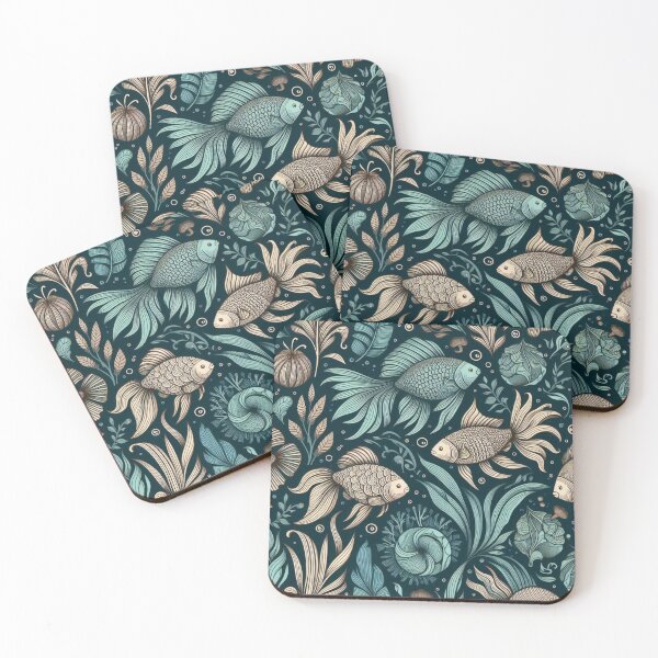 Item preview, Fish Pattern 4 designed and sold by Violently Wisconsin.
