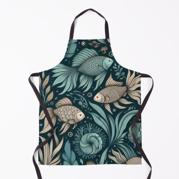 Item preview, Fish Pattern 4 designed and sold by Violently Wisconsin.