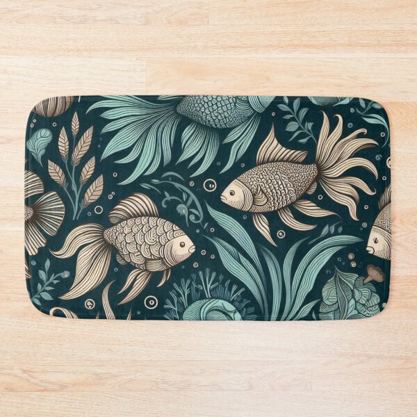 Item preview, Fish Pattern 4 designed and sold by Violently Wisconsin.