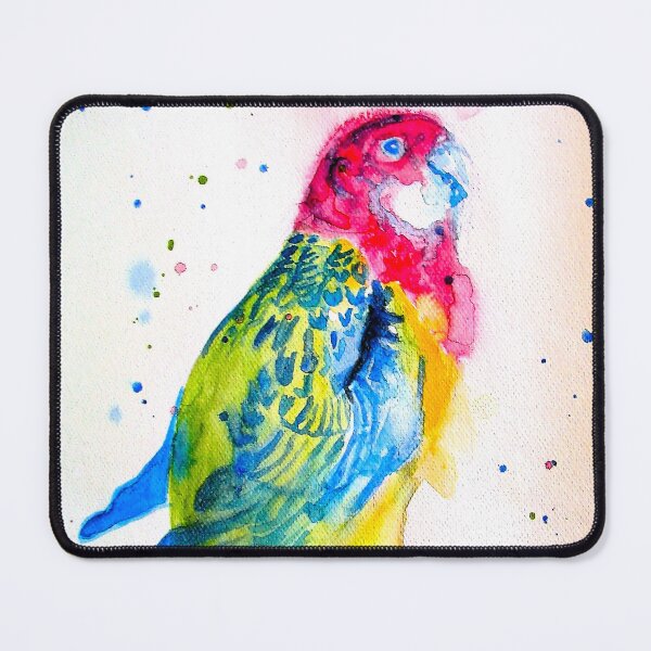 Item preview, Rosella Parrot Watercolour Painting designed and sold by Sarah Rajkotwala.