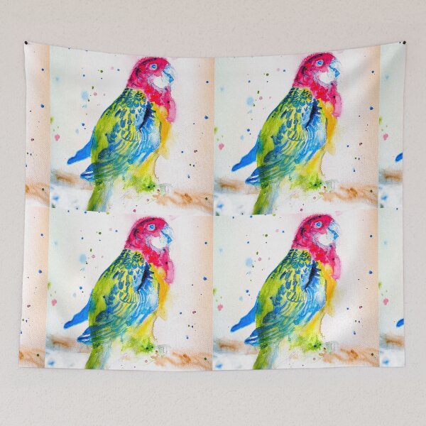 Item preview, Rosella Parrot Watercolour Painting designed and sold by Sarah  Rajkotwala.