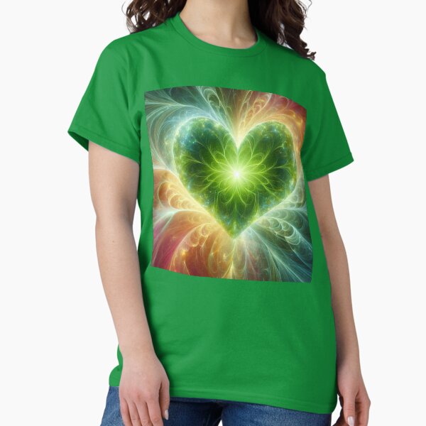 Item preview, Lime Green Fractal Heart designed and sold by connie campbell.