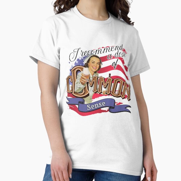Artikel-Vorschau von Ich empfehle eine Dosis gesunden Menschenverstand Patriotische, humorvolle Krankenschwester, designt und verkauft von AmericaThreads.