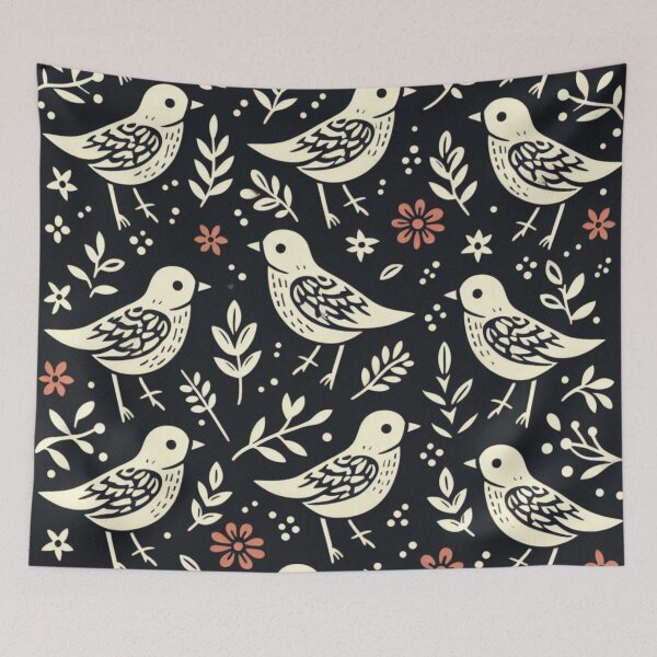Item preview, Bird Pattern designed and sold by Violently Wisconsin.