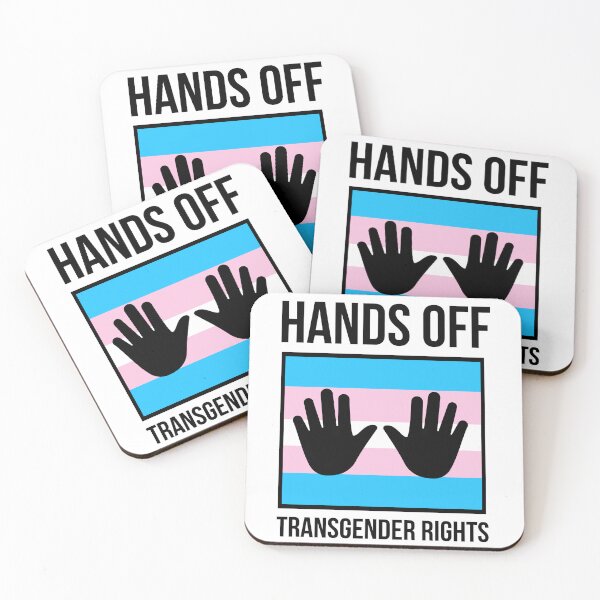 Item preview, Hands off transgender rights  designed and sold by Rachel the Artist .