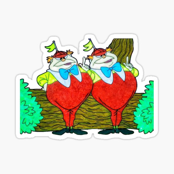 Tweedle Dee & Tweedle Dum Sticker