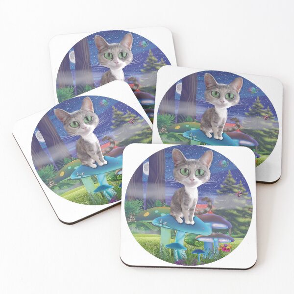 Item preview, Kitty on a Mushroom designed and sold by Genson.