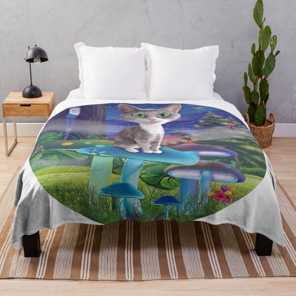 Item preview, Kitty on a Mushroom designed and sold by Genson.