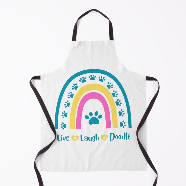Item preview, Live Laugh Love Doodle - Teal & Yellow Rainbow designed and sold by teesbymcab.