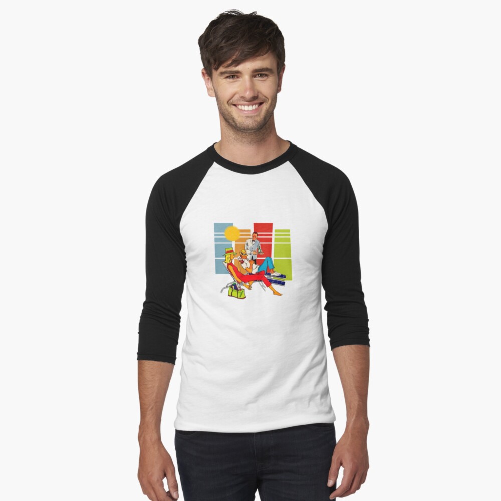 Item preview, Baseball ¾ Sleeve T-Shirt designed and sold by AmericaThreads.