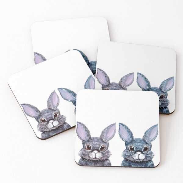 Item preview, Bunny Buddies on White designed and sold by Linda Callaghan.