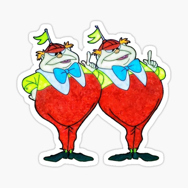 Tweedle Dee & Tweedle Dum Sticker