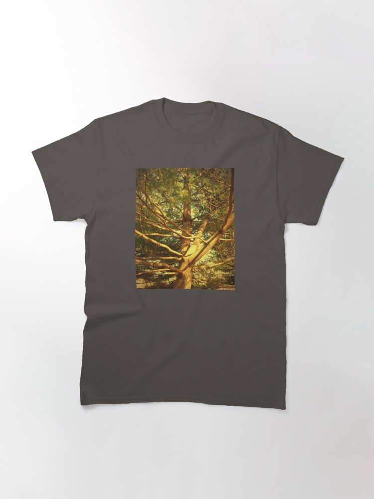 Thumbnail 3 of 7, Classic T-Shirt, Golden Pine Tree designed and sold by OneDayArt.