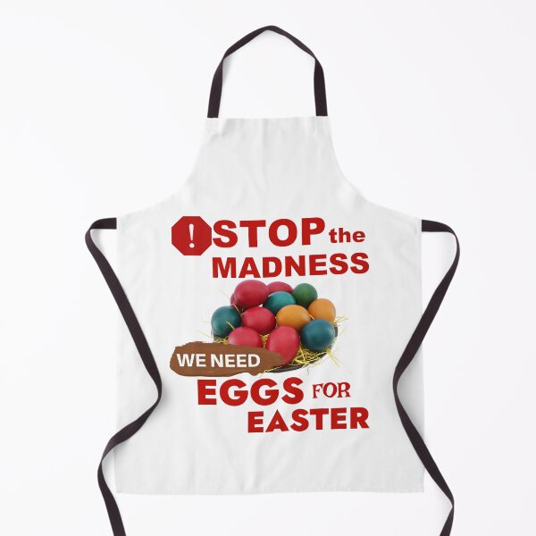 Item preview, EGGS FOR EASTER - STOP THE MADNESS designed and sold by Flavaprints4u.