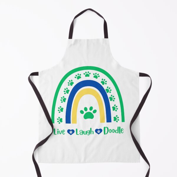 Item preview, Live Laugh Love Doodle - Green & Blue Rainbow designed and sold by teesbymcab.