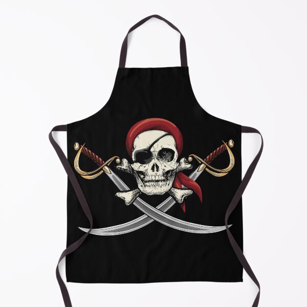 Item preview, pirate skull with cross swords designed and sold by ak7sailor.