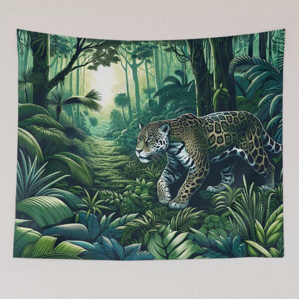 Item preview, "Majestic Jaguar in the Jungle" designed and sold by Brochamorocha.